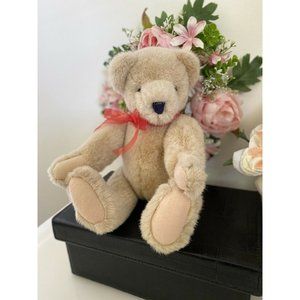 Vintage 1982 Vanderbear North‎ American Bear Co Fully Jointed Posable Plush 12"